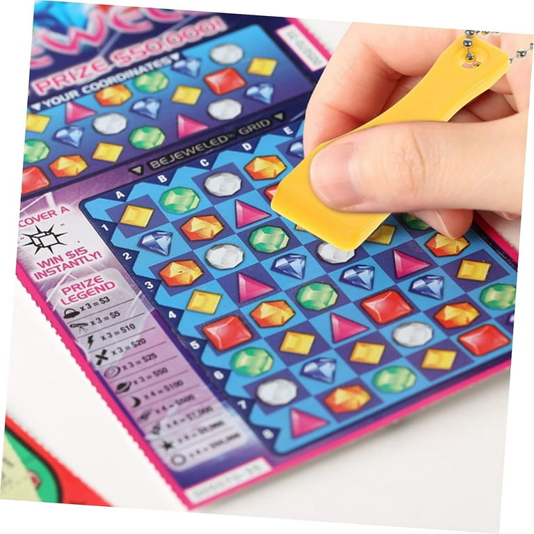  iScratch® Lottery Ticket Scratcher Tool: A Convenient,  Pain-Free Automatic Pen to Scratch Lottery Scratchers : Health & Household