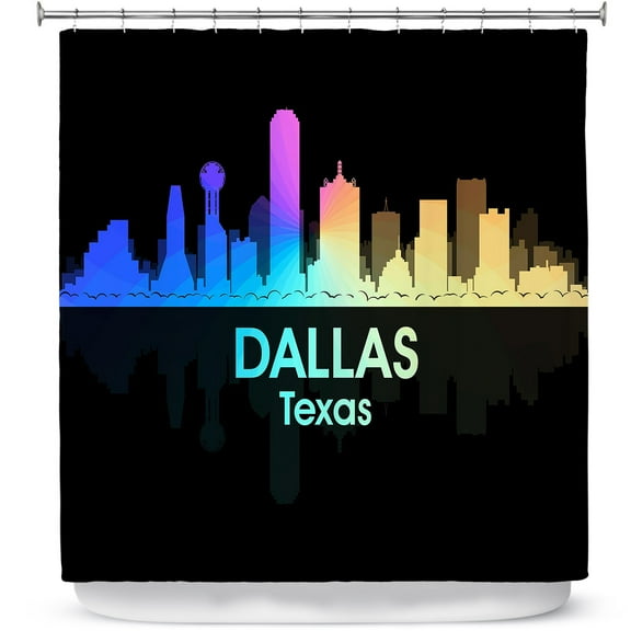 Shower Curtains 70" x 73" from DiaNoche Designs by Angelina Vick - City V Dallas Texas