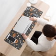 thumbnail image 3 of Long Mouse Pads for Desk,Halloween Pumpkin Skull Pattern Desk Mats on Top Of Desks, Desk Mouse Pad Extra Large with 3mm Non-Slip Base and Stitched Edge for Gaming,Office,Work,Home 31.5x11.8in, 3 of 5