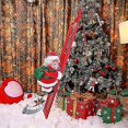 thumbnail image 5 of Escalera de escalada de Papá Noel YUANXCMXG adorno navideño eléctrico con música, 5 of 5