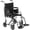 Black, variant on Invacare Transport Wheelchair w/19" Seat, Removable Arms, Lightweight Folding Chair, Seatbelt - Blue