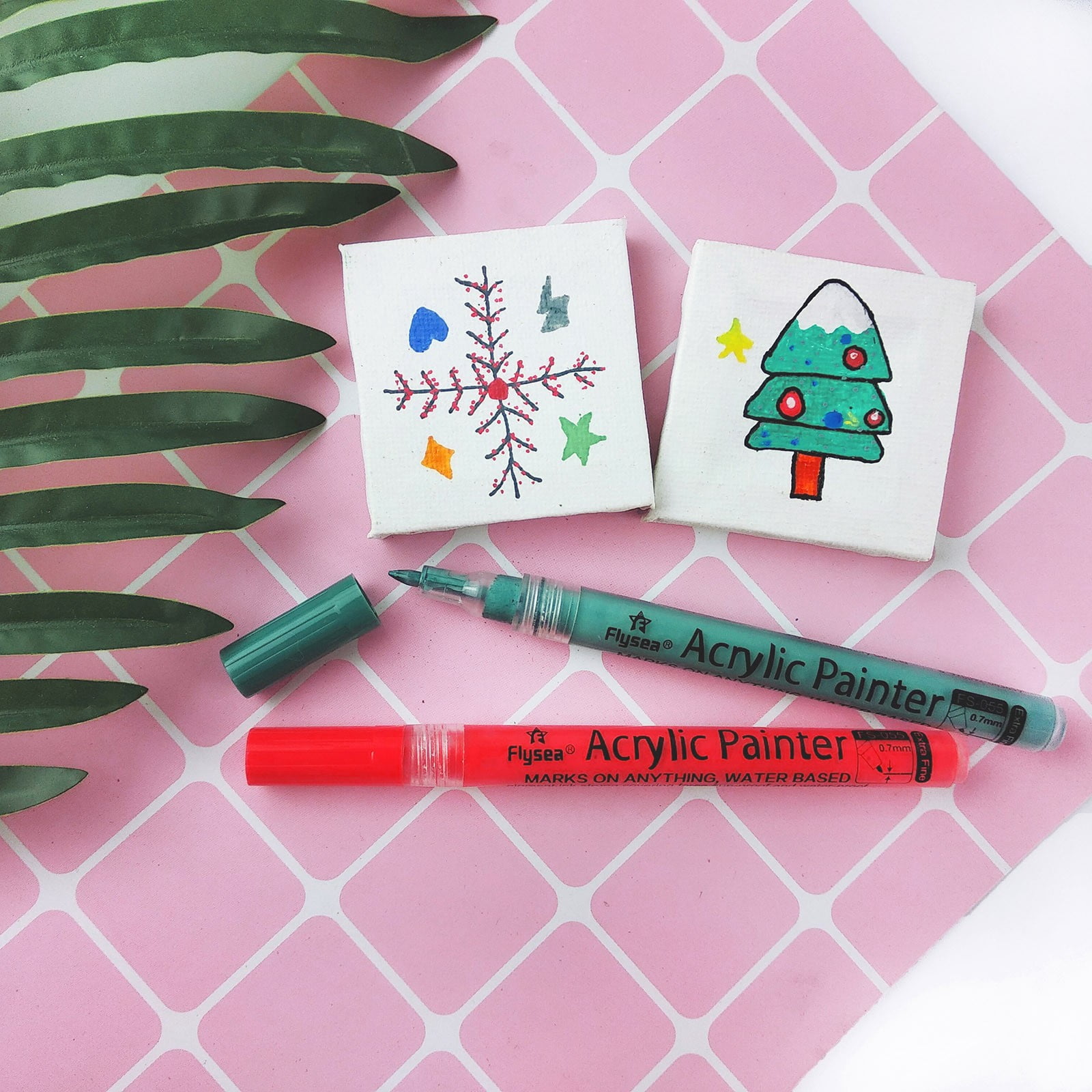 Pens 6ml Marker Acrylic Set Colors Paint Line 30 Pen Hook Pen Pen Office Stationery