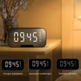 6Types LED Mirror Digital Alarm Clock Subwoofer Wireless Bluetooth
