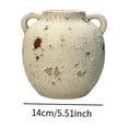 thumbnail image 4 of kowaku Rustic Ceramic Vase Flower Vase Gift Decors Flowerpot Wabi Decorative Vase Pottery Vase for Home Christmas Party Desktop Retro Design, 4 of 9