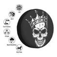 thumbnail image 5 of XMXY Evil Skeleton King Spare Tire Cover, Universal Waterproof Cover for Jeep RV Tire Wheel Protection, 14 inch, 5 of 8