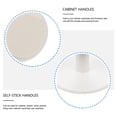 thumbnail image 4 of 20pcs Adhesive Cabinet Knobs Instant Handles Self-Stick Handles for Window Cabinet, 4 of 8