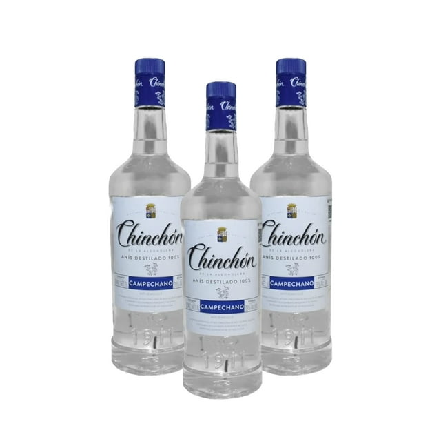 Pack De 3 Licor Anis Don Chinchon Campechano 1Lt