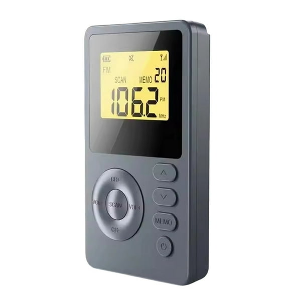FM/AM Mini Radio Broadcast Equipment Digital Player Small Pocket Stereo Headphones Style Multi Band Fm Radio