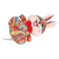 thumbnail image 1 of New Year Bunny Doll, Soft Bright Color Exquisite Stuffed Bunny Toy Delicate  For Home For Adult Bunny, 1 of 8