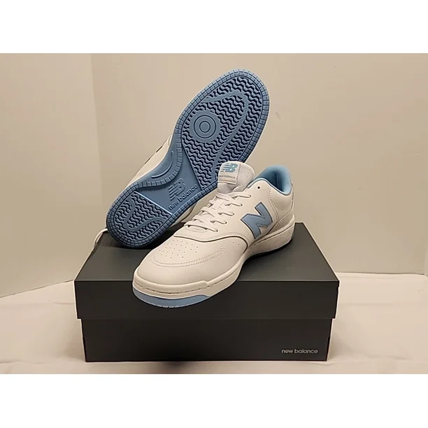 New Balance BB80 Lifestyle White Blue Leather: Men Size 9.5D New with Box