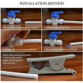thumbnail image 5 of Polypropylene Plastic Tubing Quick Connect Fittings, Shut Off Ball Valve For Seamless Water Filter Systems And Odorless, Tasteless Water, 5 of 5