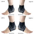 thumbnail image 2 of Juego de soporte para tobillo YONGSHENG 1 funda de compresión para fascitis plantar Pie derecho Talla L, 2 of 4