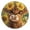 Black, variant on Wall Clock 10 Inch Battery Operated Clocks Living Room Decor, Silent Non-Ticking for Living Room Home Kitchen office Clock Cute Highland Cow