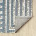 thumbnail image 6 of Ox Bay Wesley 7'9" x 9'9", Gray/Blue Geometric Washable Indoor Area Rug by Evette Rios, 6 of 8