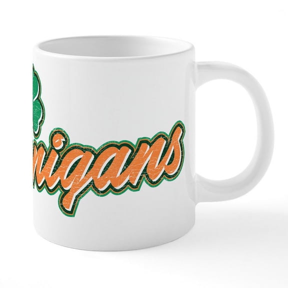 CafePress - I Heart Shenanigans - 20 Oz White Ceramic Mega Mug
