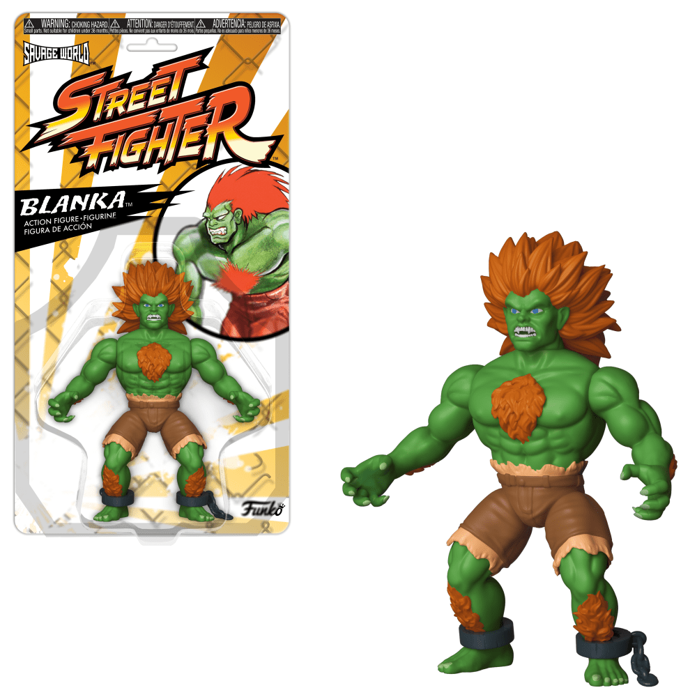 Funko Savage World Street Fighter Blanka Action Figure He-man Style Beast 2020 for sale online