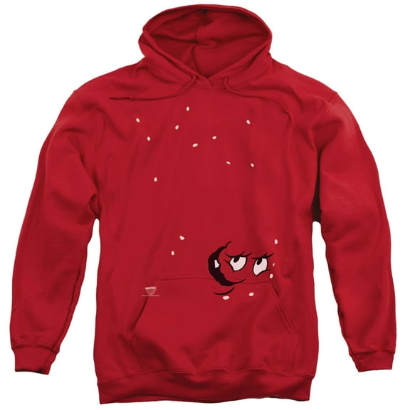 Aqua Teen Hunger Force Meatwad Adult Pullover Hoodie Sweatshirt Red