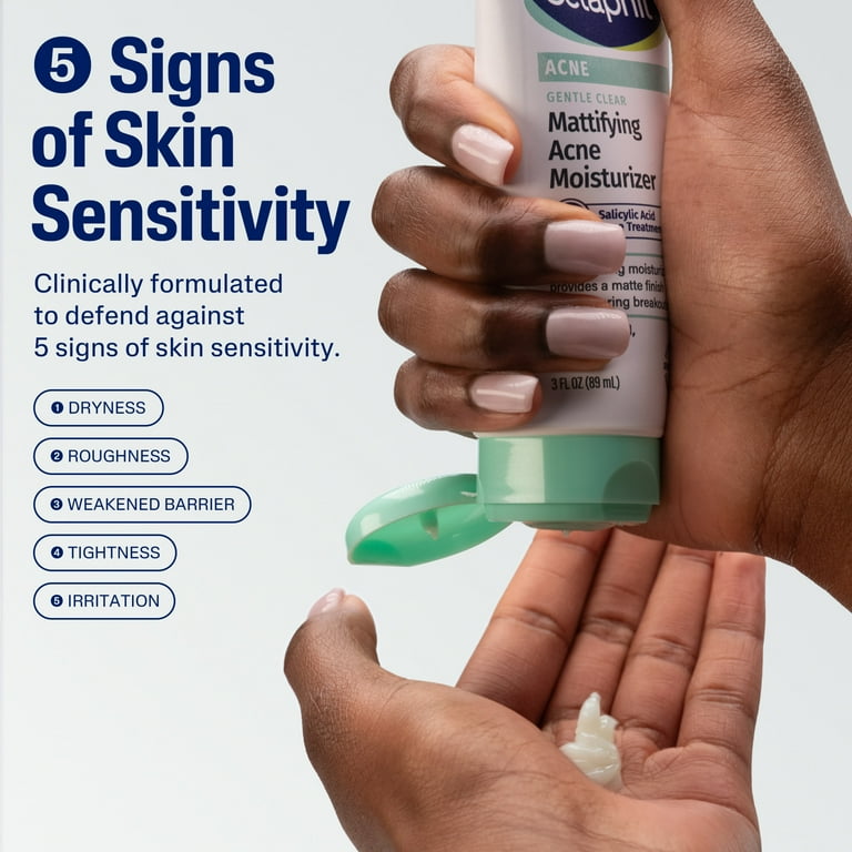 Cetaphil Gentle Clear Mattifying Acne Moisturizer With Salicylic