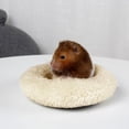 thumbnail image 4 of SPRING PARK Soft Plush Round Pet Bed for Cats or Small Dogs, Mini Sized Dog Cat Bed Self Warming Autumn Winter Indoor Snooze Sleeping Cozy Kitty Teddy Kennel, 4 of 6