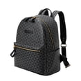 thumbnail image 2 of LOVECM  Large Capacity Women Fashion Checkered Backpack Womens Backpack Purse Vegan Leather Large Travel Backpack College Shoulder Bag, 2 of 7