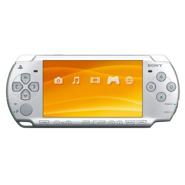 Refurbished Psp 00 Playstation Portable Slim Lite Handheld Game Console Silver Walmart Com Walmart Com