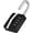 1P, New Black, variant on Combination Lock, 4 Digit Combination Padlock Outdoor, School Lock, Gym Lock (Purple)