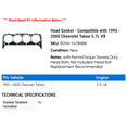 thumbnail image 2 of Head Gasket - Compatible with 1995 - 2000 Chevy Tahoe 5.7L V8 1996 1997 1998 1999, 2 of 2