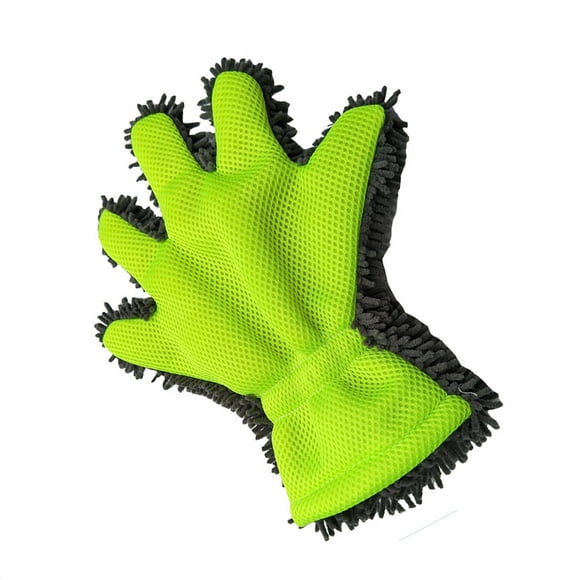 Riwesomey 5-Finger Car Wash Mitts Cleaning Glove Motorbike Chenille Fingers Brush Care Handheld Multifunctional Five Towels Detailing Type3 NO3