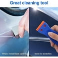 thumbnail image 5 of Gnmfd Plastic Scraper Tool With Replaceable Plastic Blades For Car Film Vinyl Wrap, Non Scratch Handheld Window Cleaning Squeegee For Auto Detailing Electronics Screen Protection, 5 of 6