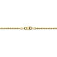 thumbnail image 4 of Leslie's 14K 1.75mm Diamond-Cut Rope Chain (Weight: 6.59 Grams, Length: 24 Inches), 4 of 4