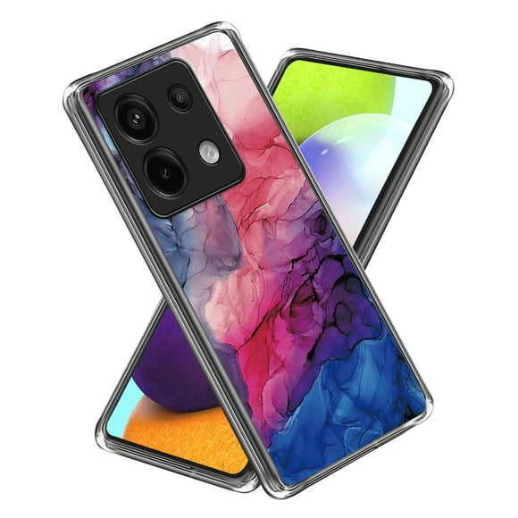 T Gift Of compatible Xiaomi Redmi Note 13 Pro 5G/ Poco X6 5G Back Case Pattern Printing TPU Bump Proof Phone Cover