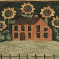 thumbnail image 5 of Park Designs House and Sunflowers Hooked Rug, 5 of 6