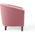 thumbnail image 4 of ZXNYH Prospect Performance Velvet Living Room Lounge Armchair in Dusty Rose, 4 of 8
