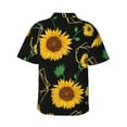 thumbnail image 4 of Xecao Flower (2) print Hawaiian shirt - a stylish short-sleeve button-down for men, perfect for casual beach and tropical outings., 4 of 9