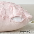thumbnail image 5 of Sm:)e Pink Christmas Tree Soft Plush Faux Fur Pillow Covers 18x18 Inch Set of 2 Outdoor Sofa Holiday Festivals Winter Home Decor, 5 of 7