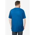 thumbnail image 2 of KingSize Men's Big & Tall Shrink-Less Lightweight Longer-Length Crewneck Pocket T-Shirt, 2 of 6