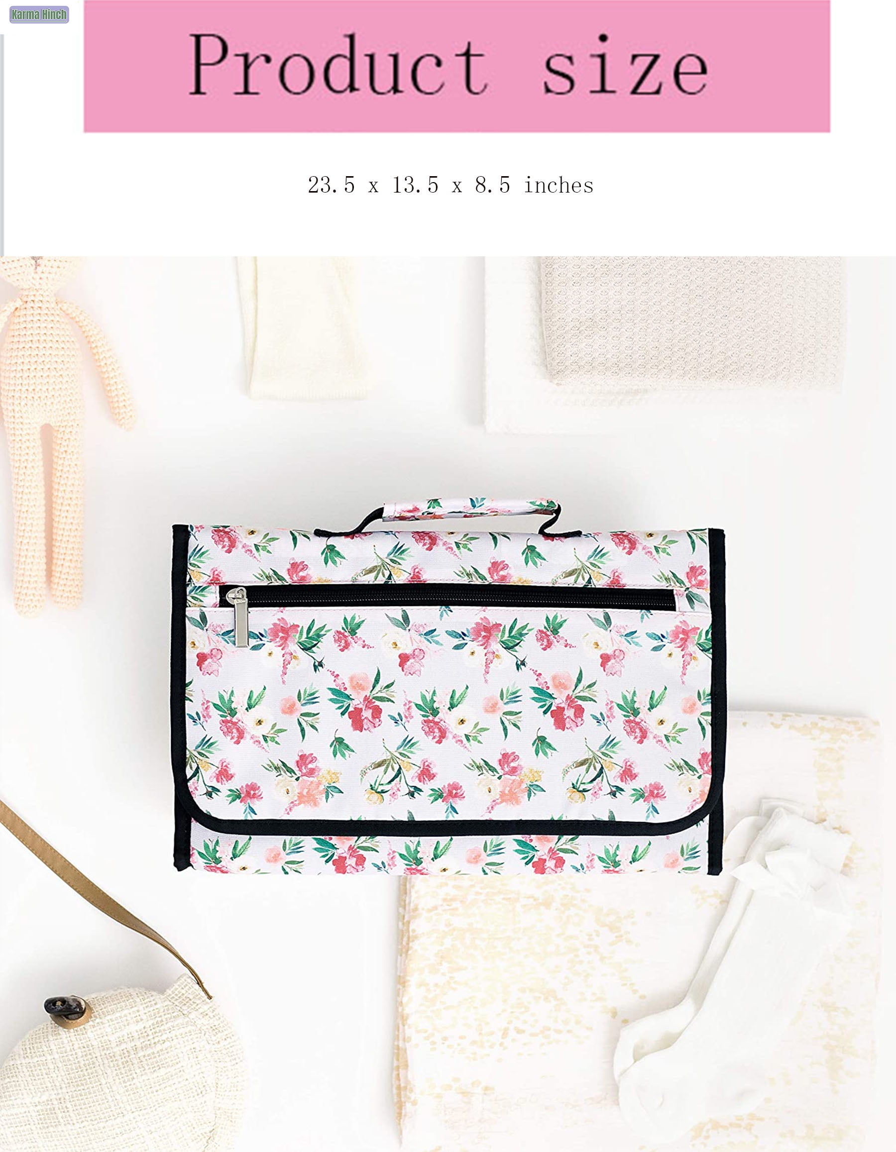 Portable Diaper Changing Pad Convenient, On The Go Baby Travel