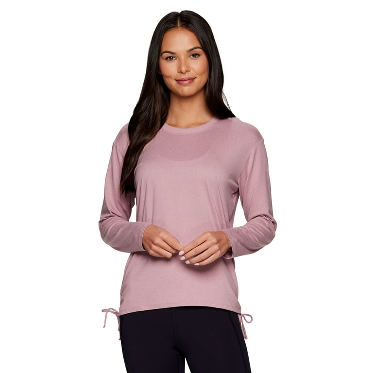 RBX Active Women's Buttery Soft Long Sleeve Fashion Yoga Top with
