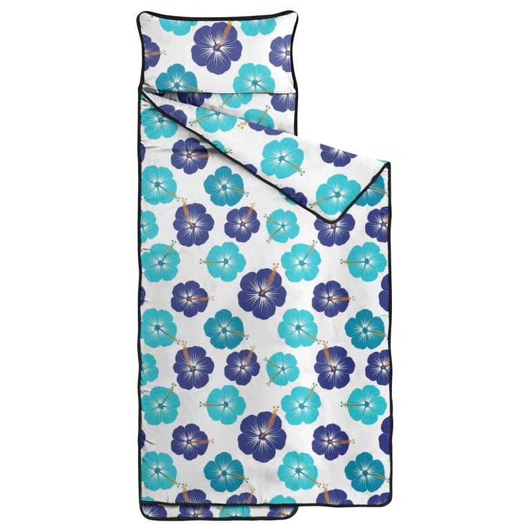 Pioneer Flower Floral Print Pattern Kids Nap Mat, Sleeping Mat with ...