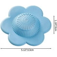 thumbnail image 4 of Tapones de silicona para desagüe de ducha, protectores de desagüe de bañera y ducha con ventosas para baño, bañera y cocina, paquete de 4, 4 of 7