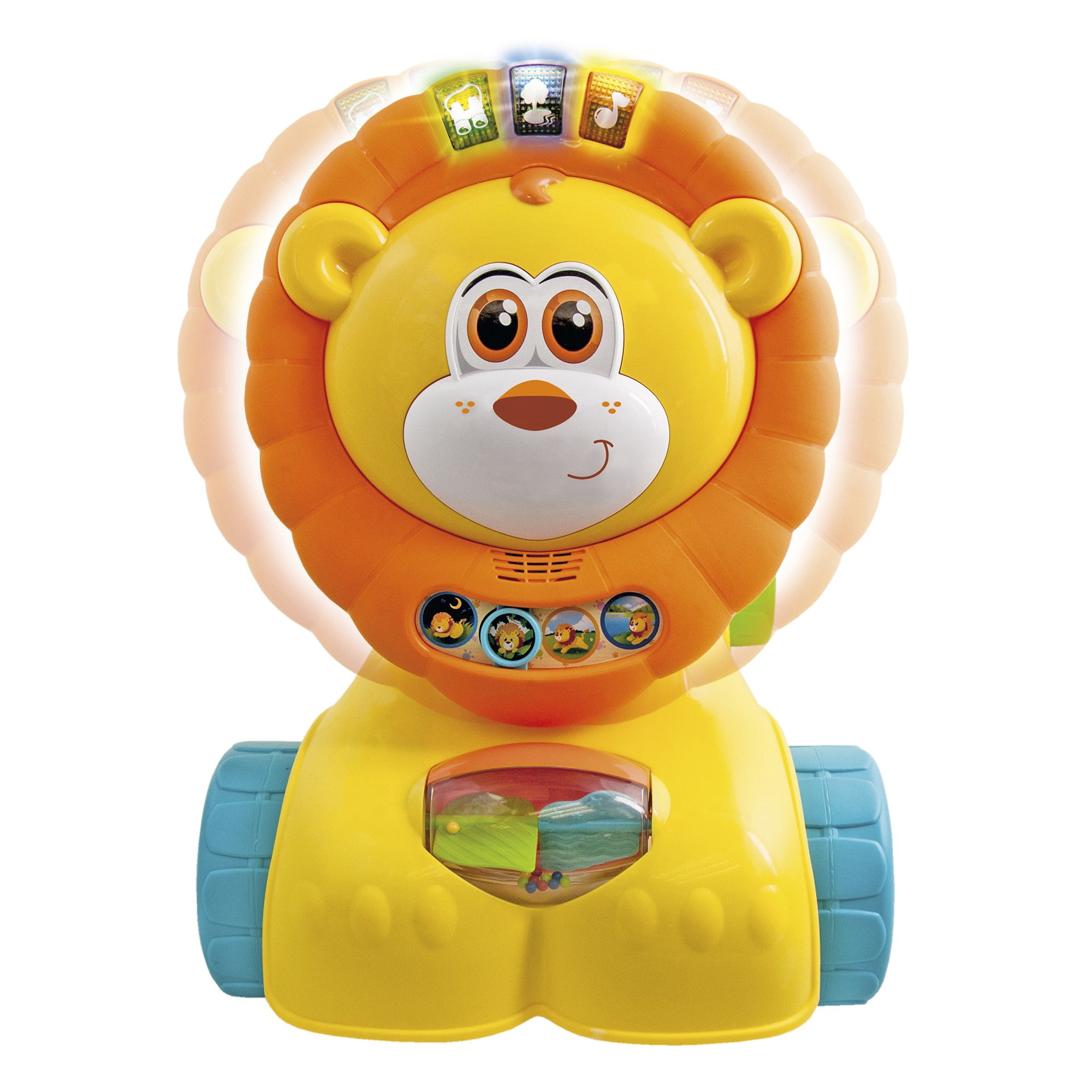 Winfun: 3-In-1 Grow-With-Me Lion Scooter - Lights & Sounds, 3 Modes: Walker - Scooter - Foot-To-Floor Ride On, Developmental Toy, Toddlers Ages 12mo+