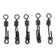 thumbnail image 5 of 50 Unids Aleación Pesca Swivels Snap Conectores 0.94 '' Rolling Swivels Carp Fishing Accessories 2.4cm, 5 of 7
