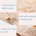 thumbnail image 6 of GaaiKei Women Cotton Panties Soft Stretch Brief Ladies Underwear Assorted 6 Pack,Size 9, 6 of 6