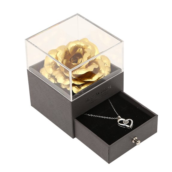 Ashosteey Preserved Real Red Rose, Forever Flowers Rose Gifts for Mom Wife Girlfriend on Christmas, Valentines Day, I Love You Gifts for Her, Anniversary or Birthday Gifts for Women
