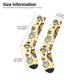 thumbnail image 2 of Fotbe Cute Owls Calcetas Divertidas Estampadas para Hombre y Mujer, Calcetas de Algodón hasta la Rodilla para Caminar, Correr, Enfermería y Embarazo, 2 of 6