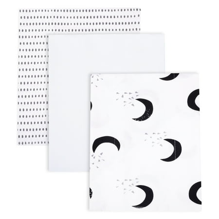 Little Star Organic Baby Boy, Girl, Unisex 3 Pk Burp Cloths, One Size