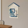 thumbnail image 5 of Qiweii Seabird & Sea Tower Wall-Mounted Key Box, Decorative Earthy Key Cabinet, Household Entryway Key Organizer, 5 of 6