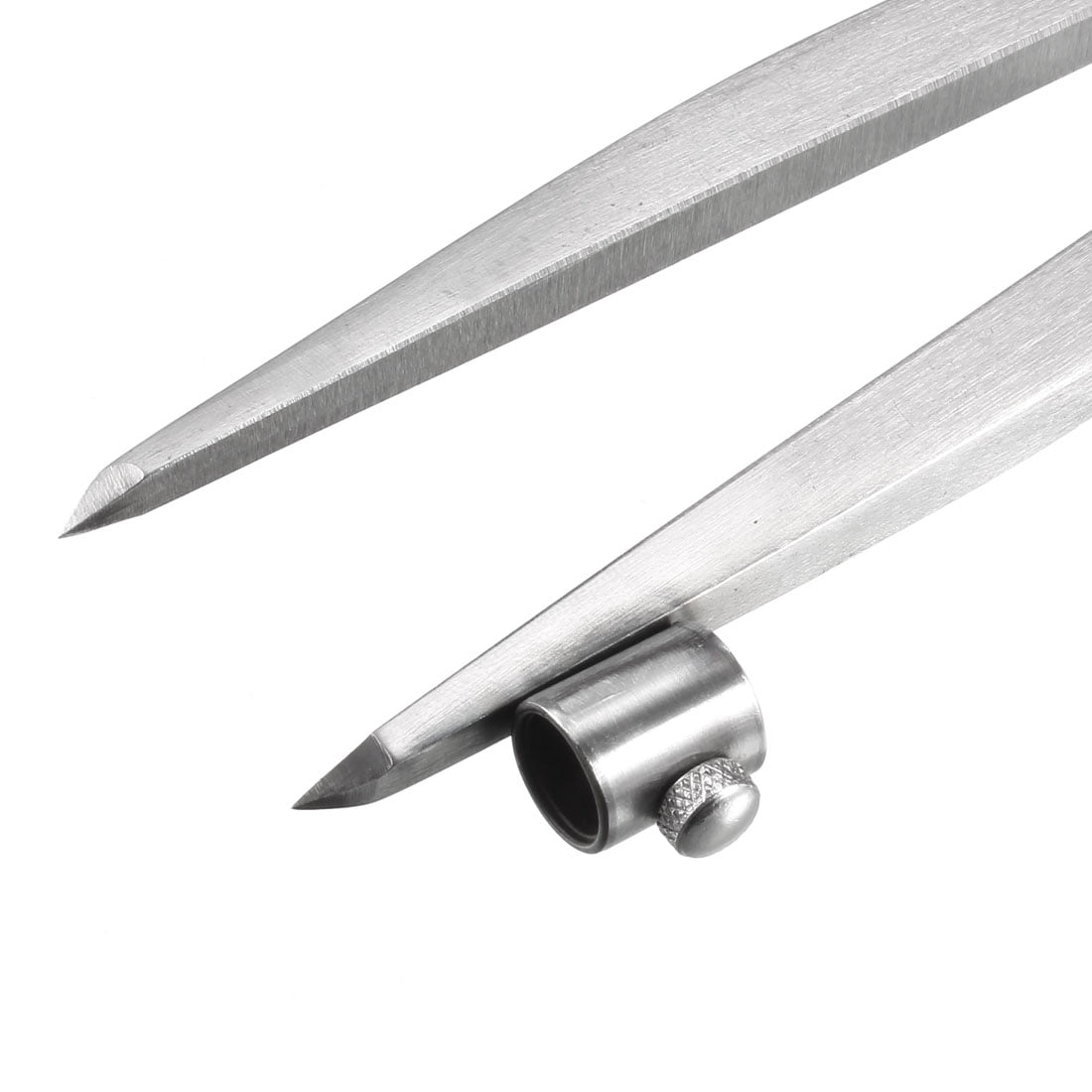 Uxcell Wing Divider Compass 8 Inch 200mm Adjustable Lockable Compass with Pencil Holder for Geometry Drawing