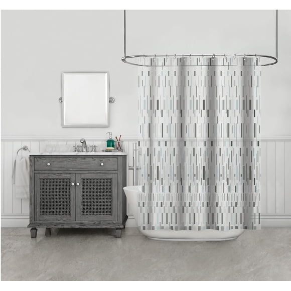 Mainstays PEVA Bars Shower Curtain