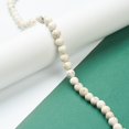 thumbnail image 4 of 5pcs Nrtutal Magnesite Beads Strands Round 8mm Hole: 0.8mm about 49pcs/strand 14.96 inch(38cm), 4 of 4